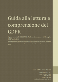 guida alla comprensione del gdpr